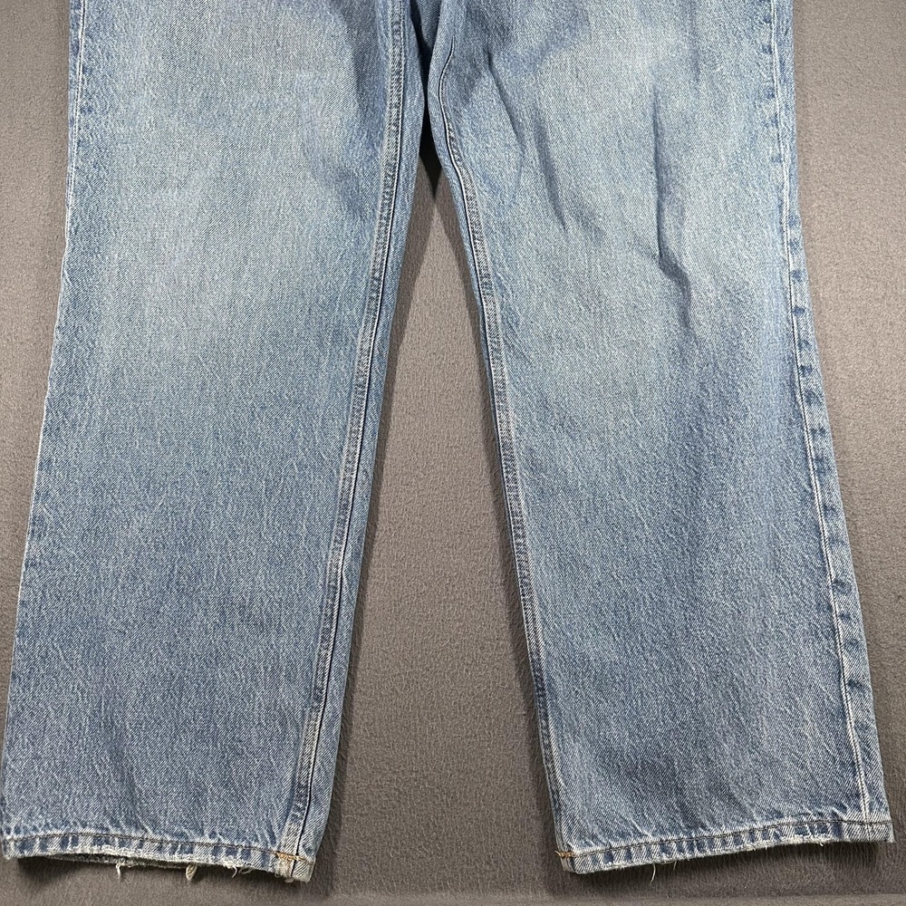 Aeropostale Curvy 90s Baggy Jeans Womens 18 Blue Light Wash High Rise Relaxed - Picture 2 of 15